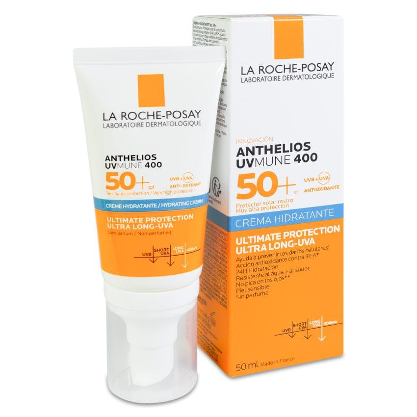 Anthelios Crema Hidratante SPF 50+ 1 Bote 50 ML