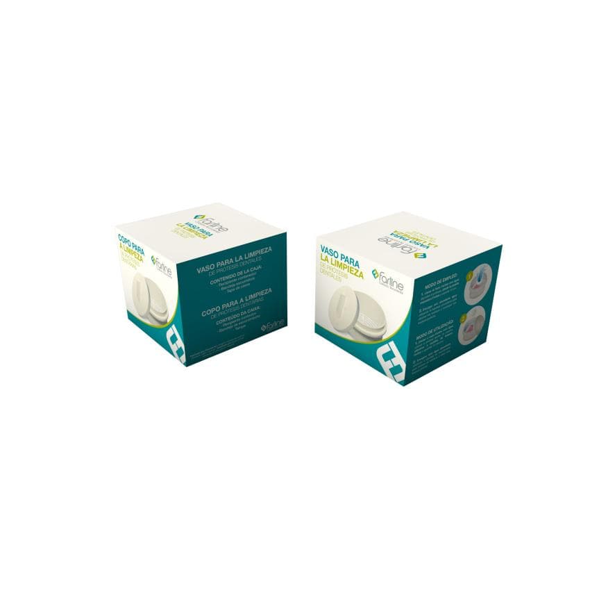 Dentinex Vaso para Limpieza Protesis Dental