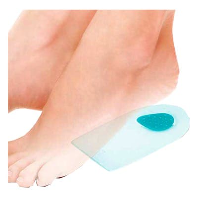 Talonera Espolon Orificio Desplazable Comforsil Silicona 2 Unidades Talla L Cc212s