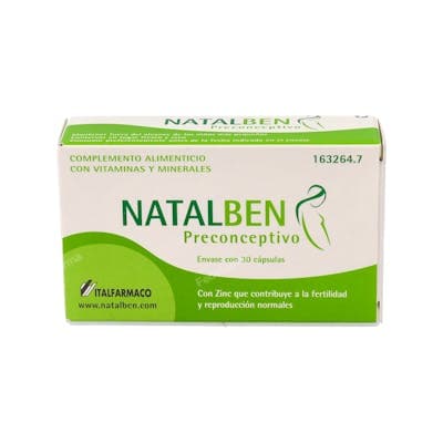 Natalben Preconceptivo 30 Cap