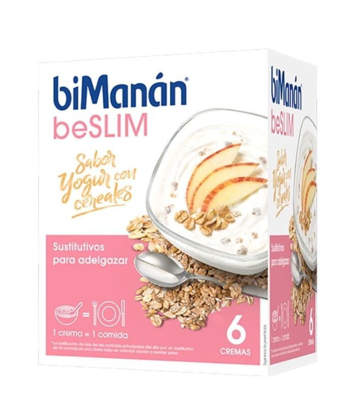 Bimanan Crema Yogur con Cereales 312 G 6 Sobres