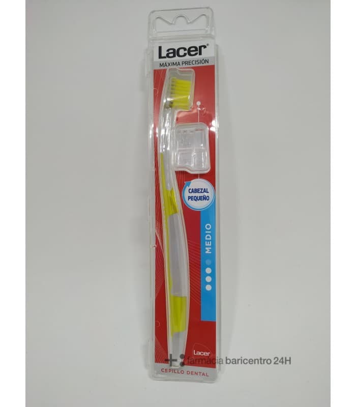 Cepillo Dental Adulto Lacer Cabezal Pequeño Medium 1 Unidad