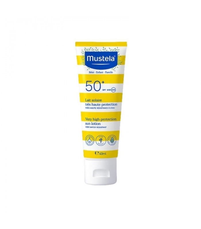 Mustela Leche Solar Muy Alta Proteccion SPF 50+ 1 Envase 40 ML