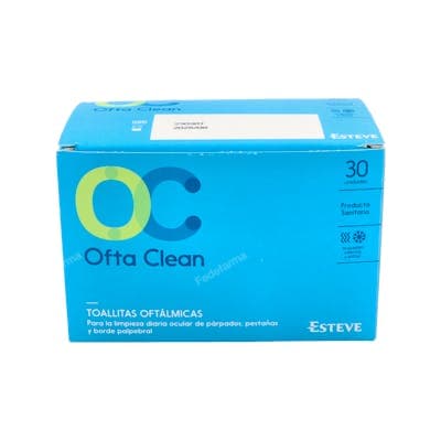 Oftaclean Toallitas de Un Solo Uso 30 Toallitas