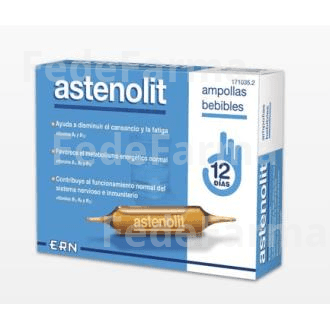 Astenolit Ampollas Bebibles 12 Amp