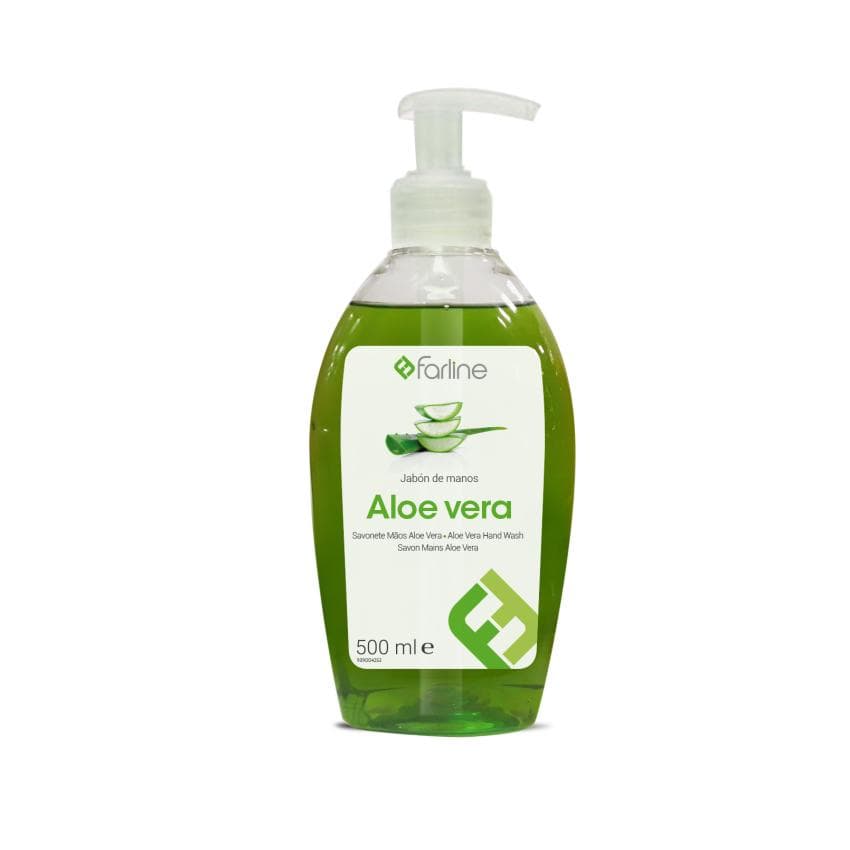 Farline Jabon de Manos Aloe Vera 1 Envase 500 ML