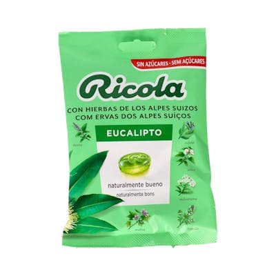 Ricola Caramelos sin Azucar 1 Bolsa 70 G Sabor Eucaliptus