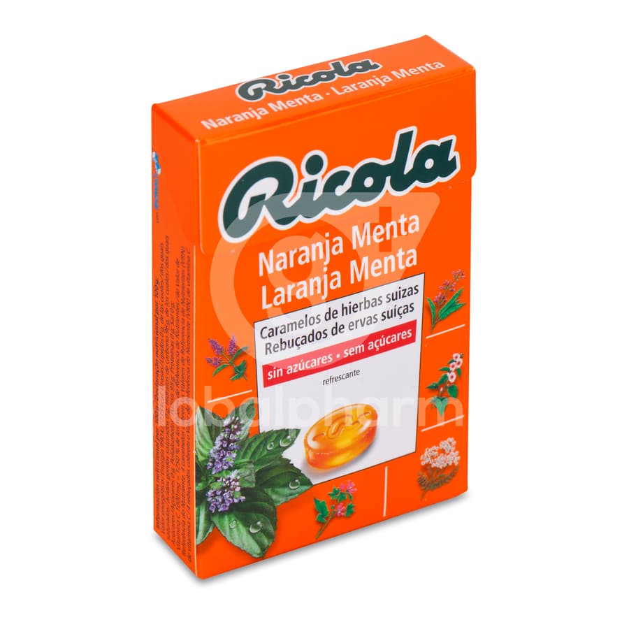 Ricola Caramelos sin Azucar Naranja 50 G