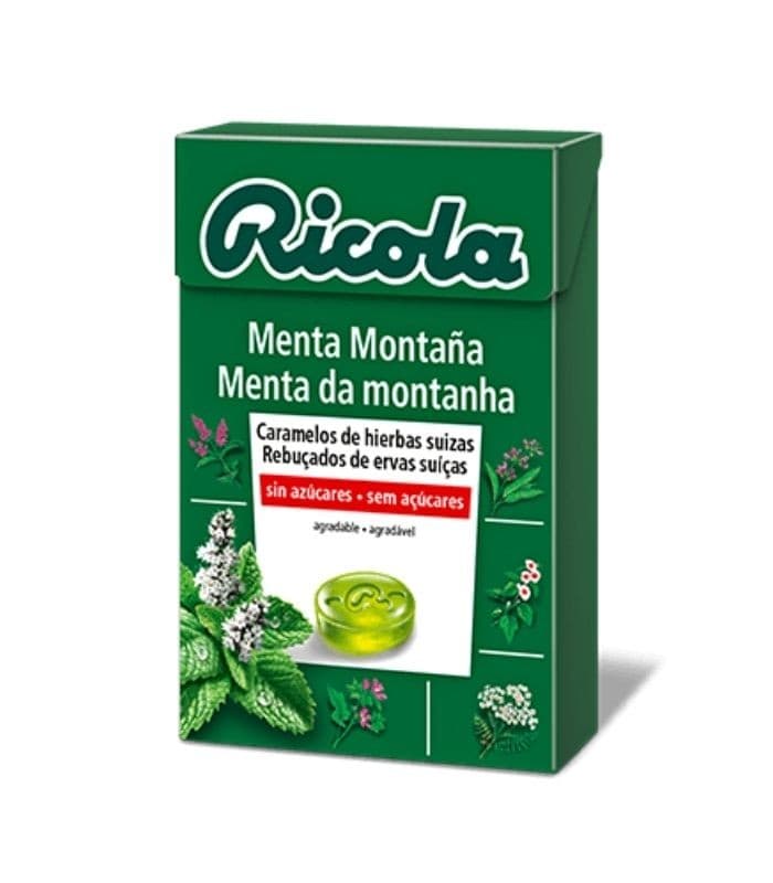 Ricola Caramelos sin Azucar Menta Montaña 50 G