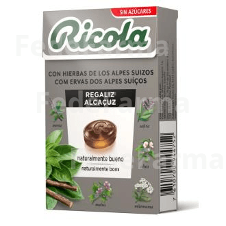 Ricola Caramelos Regaliz sin Azucar