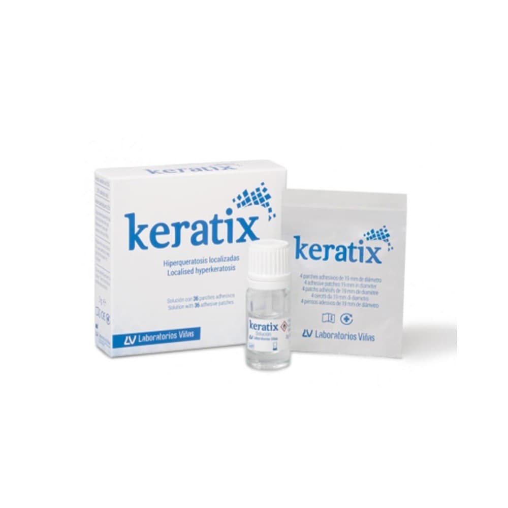 Keratix Solucion 25% Salicilico+ Parches Adh 3 G + 36 Parches +pincel