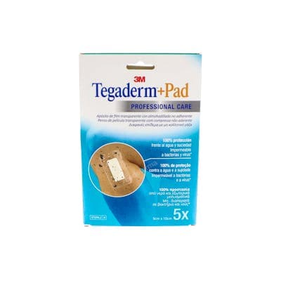 Tegaderm + Pad Aposito Esteril 5 Unidades 7,2 Cm X 5 Cm