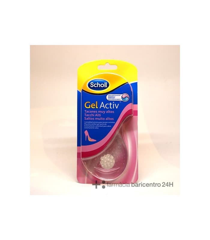 Plantillas Scholl Gel Activ Tacon Muy Alto