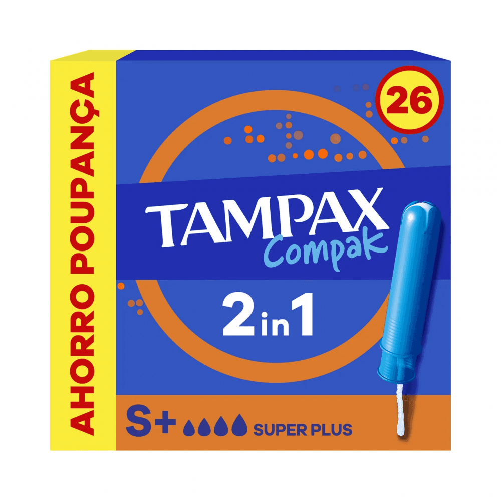 Tampax Compak Tampon Mini 100%algodon 24 Uni