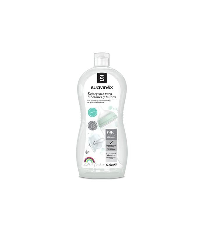 Suavinex Detergente Especifico Biberones Tetinas Gel Limpiabiberones 500 ML