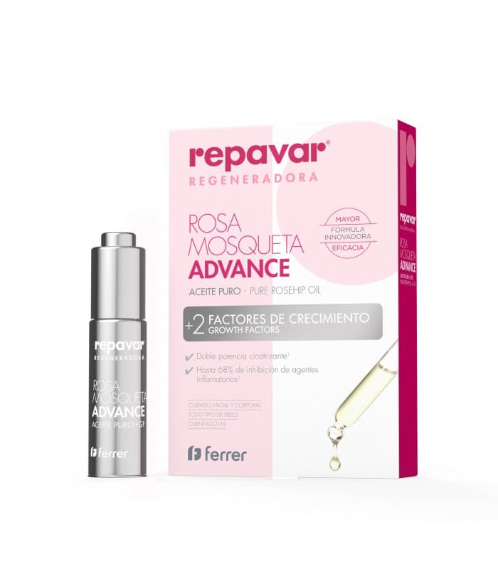 Repavar Regeneradora Aceite Puro Rosa Mosqueta Advance 1 Envase 15 ML