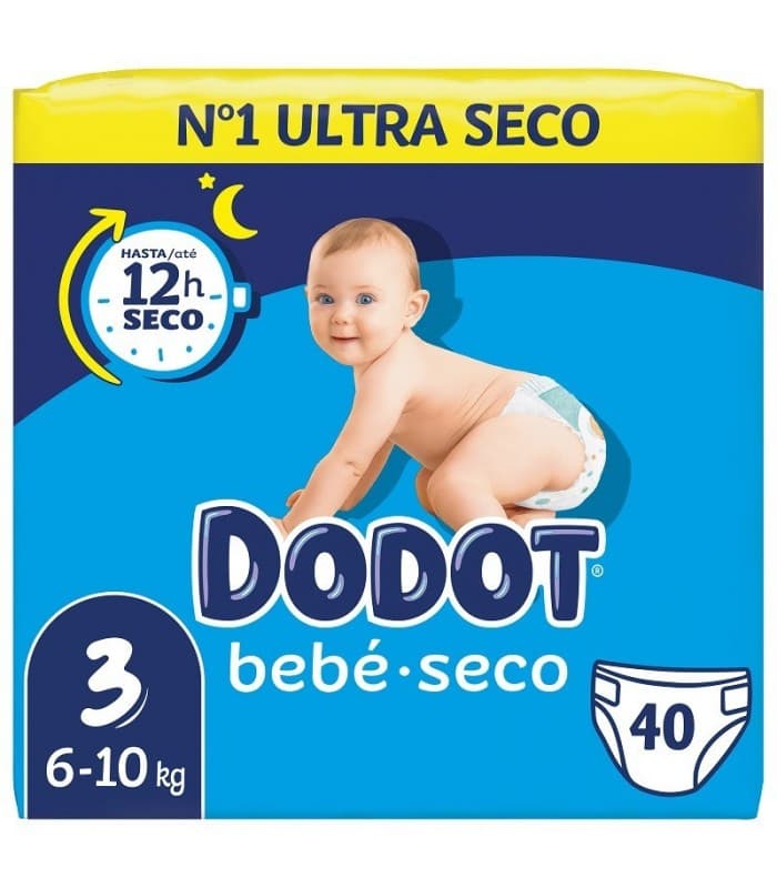 Pañal Infantil Dodot T- 3 04-10 KG 40u