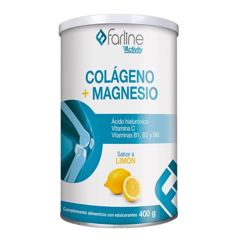 Farline Activity Colageno + Magnesio 1 Envase 400 G Sabor Limon