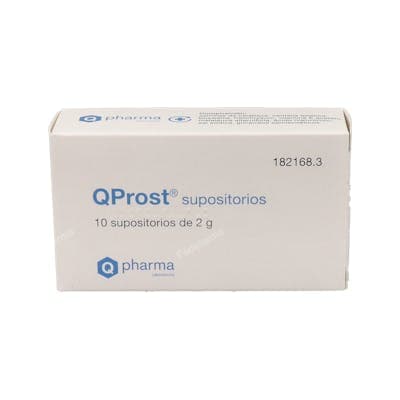 Qprost Supositorios 10 Unidades
