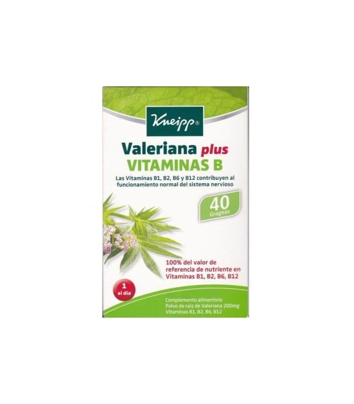 Valeriana Plus Vitamina B 40 Grageas