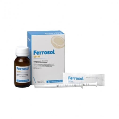 Ferrosol Gotas y Sobre 1 Frasco 30 ML + 1 Sobre 1,9 G