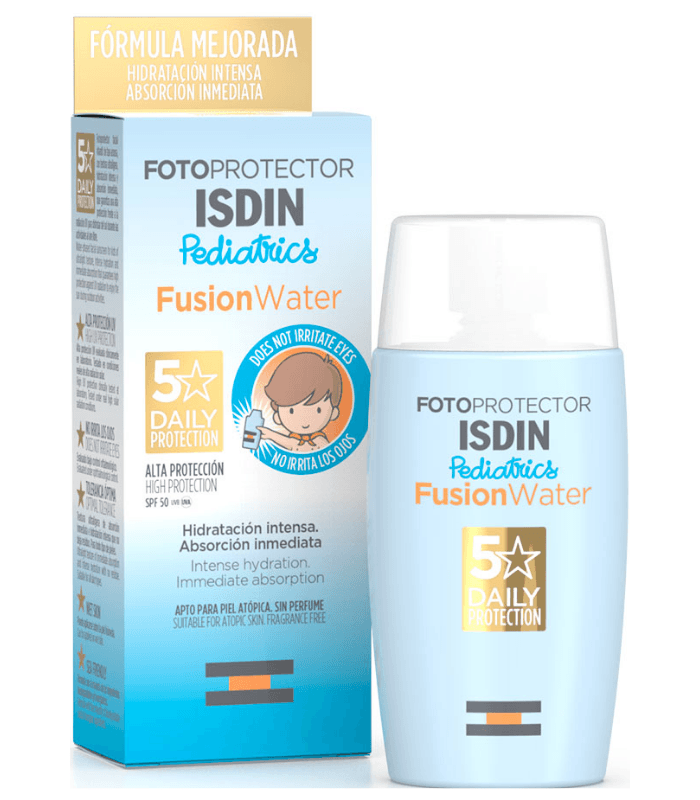 Fotoprotector Isdin Pediatrics Fusion Water SPF 50 1 Frasco 50 ML