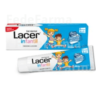 Lacer Infantil Gel Dental 1 Tubo 75 ML Sabor Fresa