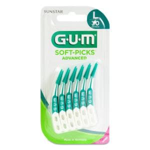 Soft Picks Palillo Interdental Gum 651 M30 Advanced Large 30 U