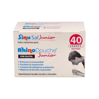 Rhinodouche Junior Pack Irrigador Nasal + Sinusal Xl Junior 250 ML + 26 Sobres Mezcla de Sales 2