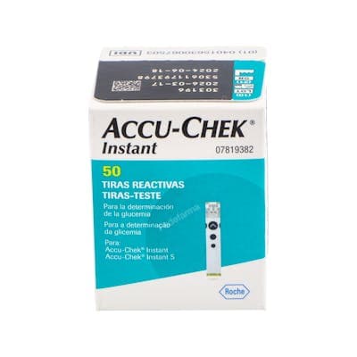 Tiras Reactivas Glucemia Accu-chek Instant 50 Tiras