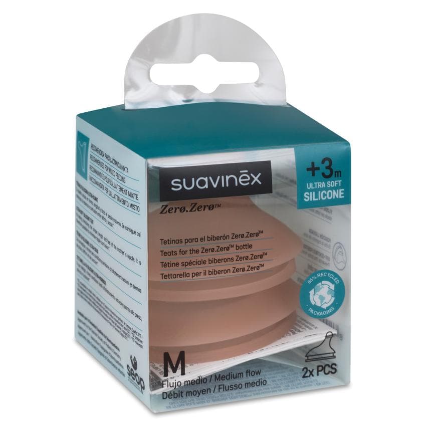 Tetina Silicona Anticolico Suavinex Flujo M