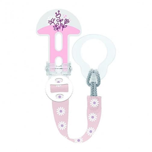 Broche para Chupete y Cubierta de Proteccion Mam Clip It! & Cover 1 Unidad Color Rosa