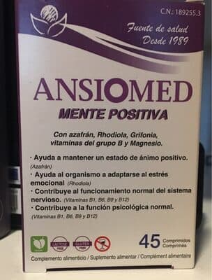 Ansiomed Mente Positiva 45 Comprimidos