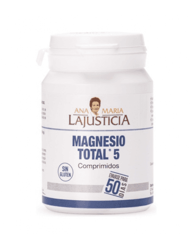 Magnesio Total 5 Sales 100 Comprimidos Lajusticia