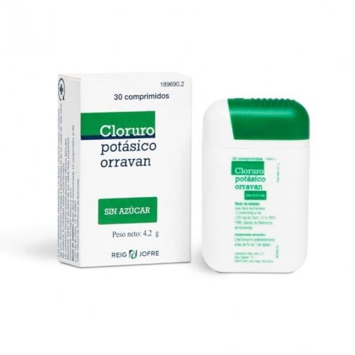 Cloruro Potasico Orravan 30 Comprimidos