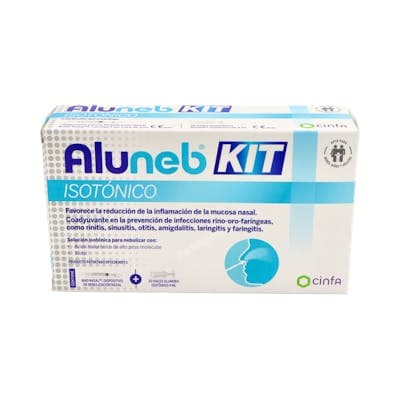 Aluneb Isotonico Kit 15 Viales 4 ML + 1 Dispositivo