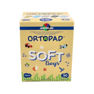 Ortopad Soft Parches Oculares Boys Medium 50 Unidades