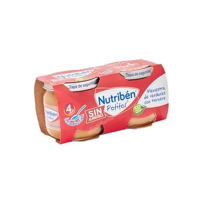 Nutriben Ternera con Patatas y Zanahorias 1 Potito 235 G