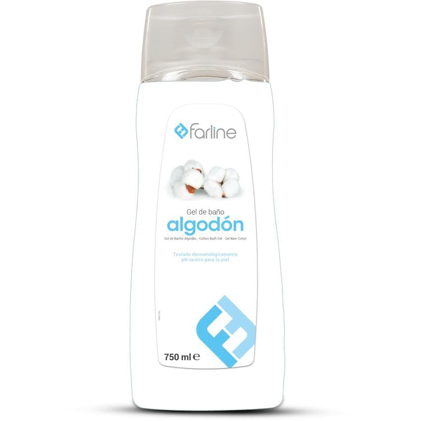 Farline Gel de Baño Flor de Algodon 1 Envase 750 ML