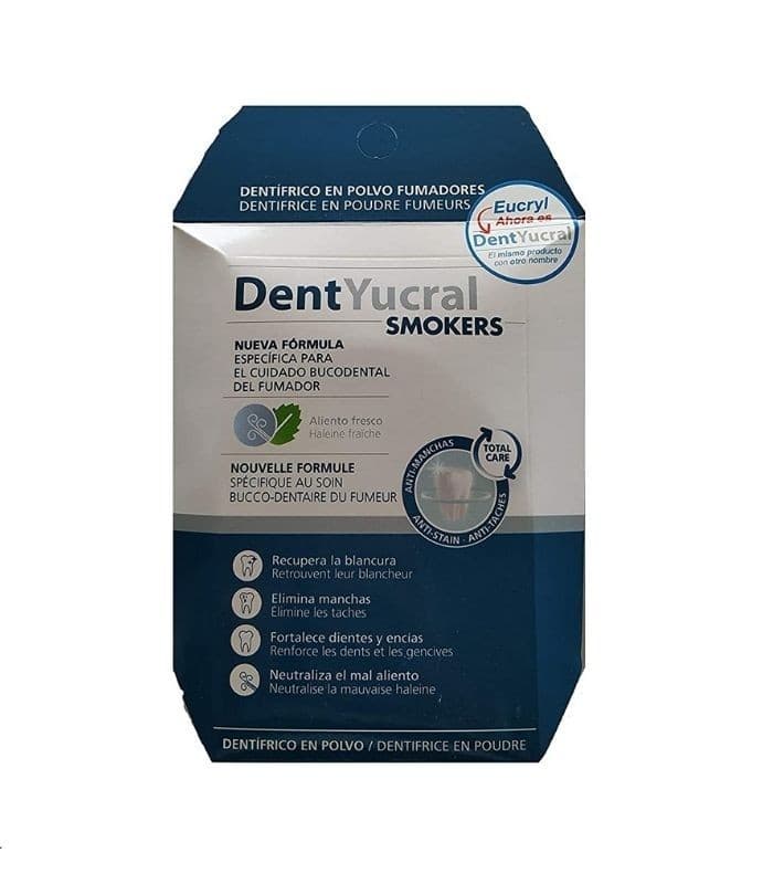 Eucryl Dentyucral Fumadores Cuidado Integral Polvo Dental