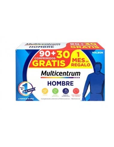 Multicentrum Hombre 50+ 90 Comprimidos
