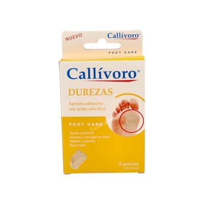 Callivoro Durezas Aposito de Tejido 2 Apositos 7,2 Cm X 5 Cm