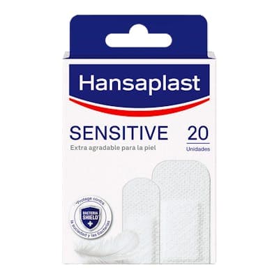 Hansaplast Sensitive Aposito Adhesivo 2 Tamaños 20 Apositos