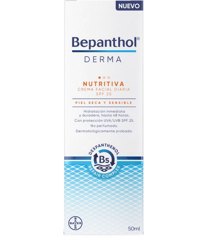 Bepanthol Derma Nutritiva Crema Facial Diaria Spf25 1 Envase 50 ML
