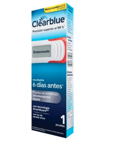 Clearblue Prueba de Embarazo Ultratemprana Digital 1 Prueba