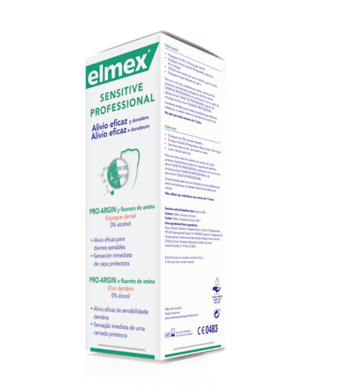 Elmex Sensitive Profesional Enjuague 1 Envase 400 ML