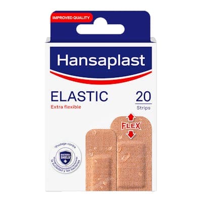 Hansaplast Elastic Aposito Adhesivo 10 Unidades 72 X 22 Mm