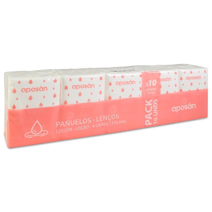 Aposan Pañuelos Locion 10 Envases Venta 1 Unidad