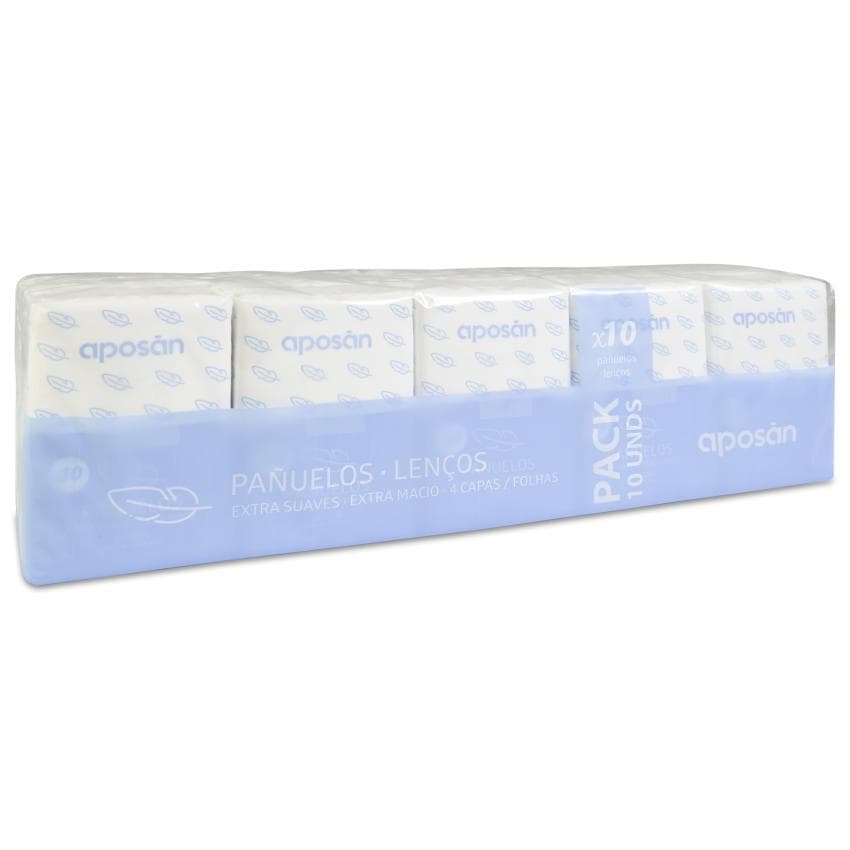 Aposan Pañuelos Extra Suaves 10 Paquetes Venta 1u
