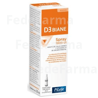 D3 Biane 1000 Ui 1 Spray Sublingual 20 ML